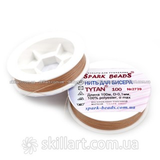 Нитки для бисера Tytan 100 Spark Beads (100м), 2739